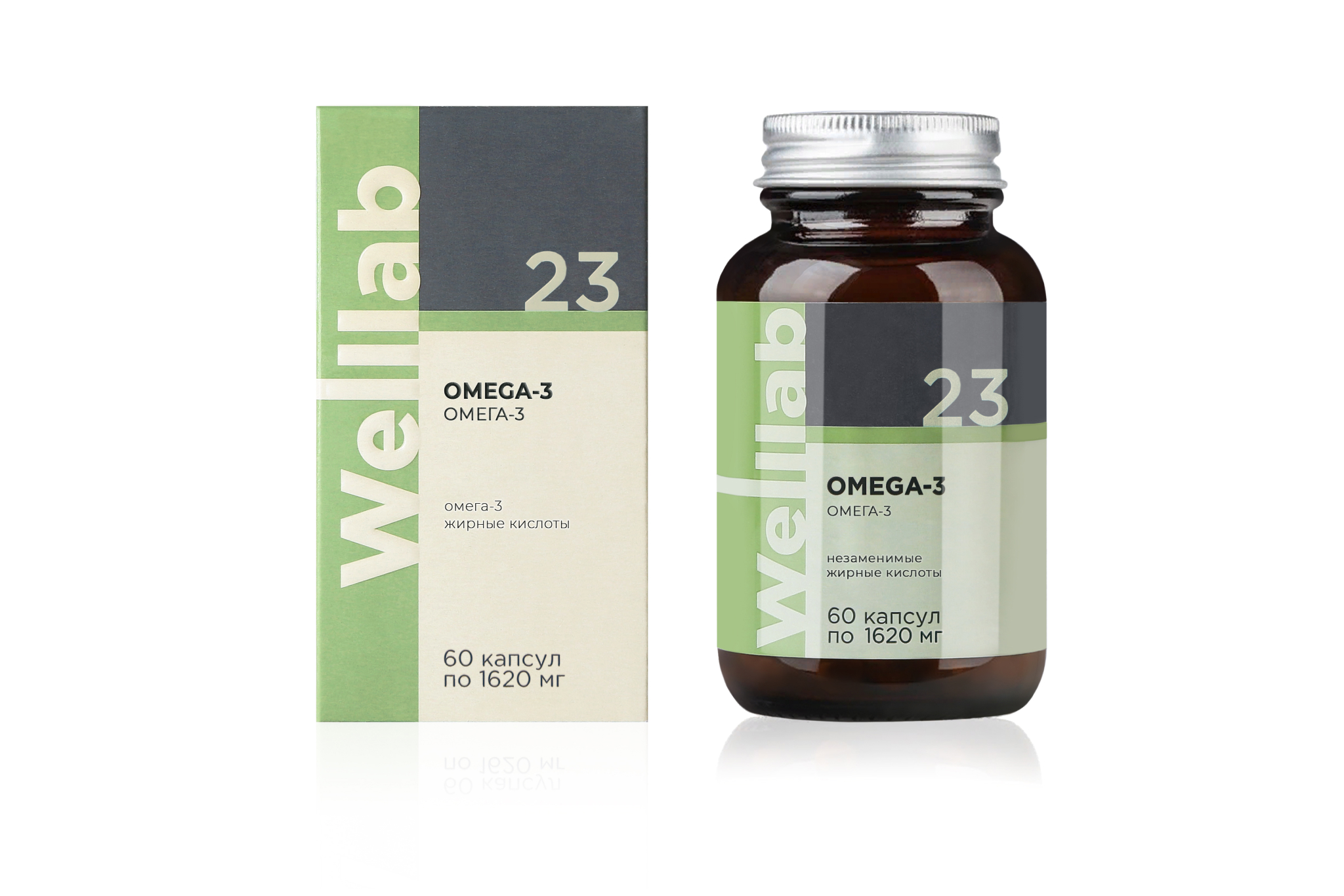ВЕЛЛАБ БАД ОМЕГА-3, 60 капсул :: Welllab :: Продукты :: Greenway